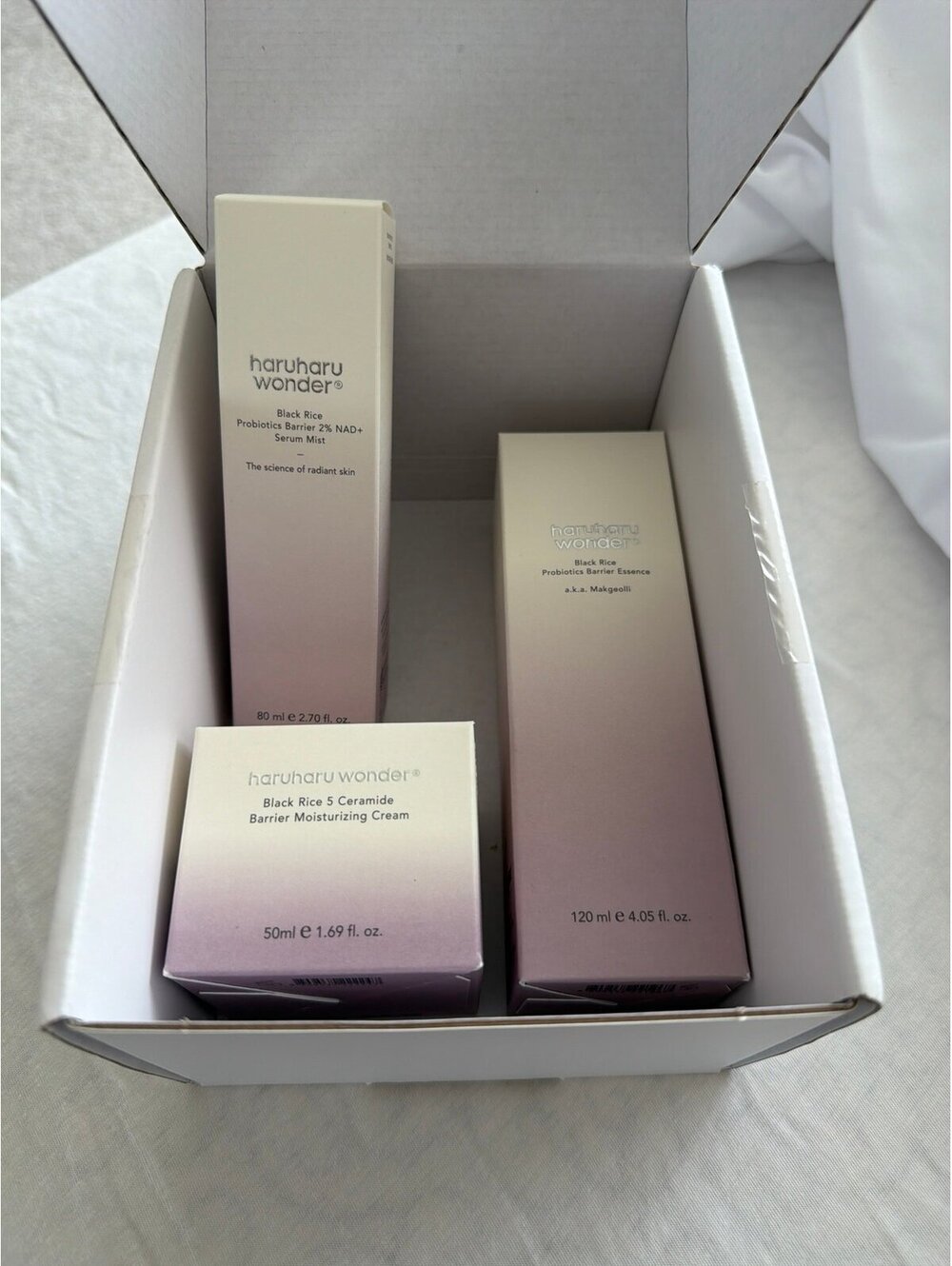 Haruharu wonder skincare bundle